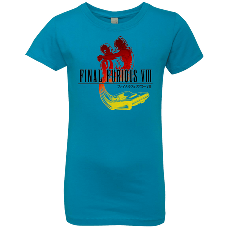 T-Shirts Turquoise / YXS Final Furious 8 Girls Premium T-Shirt