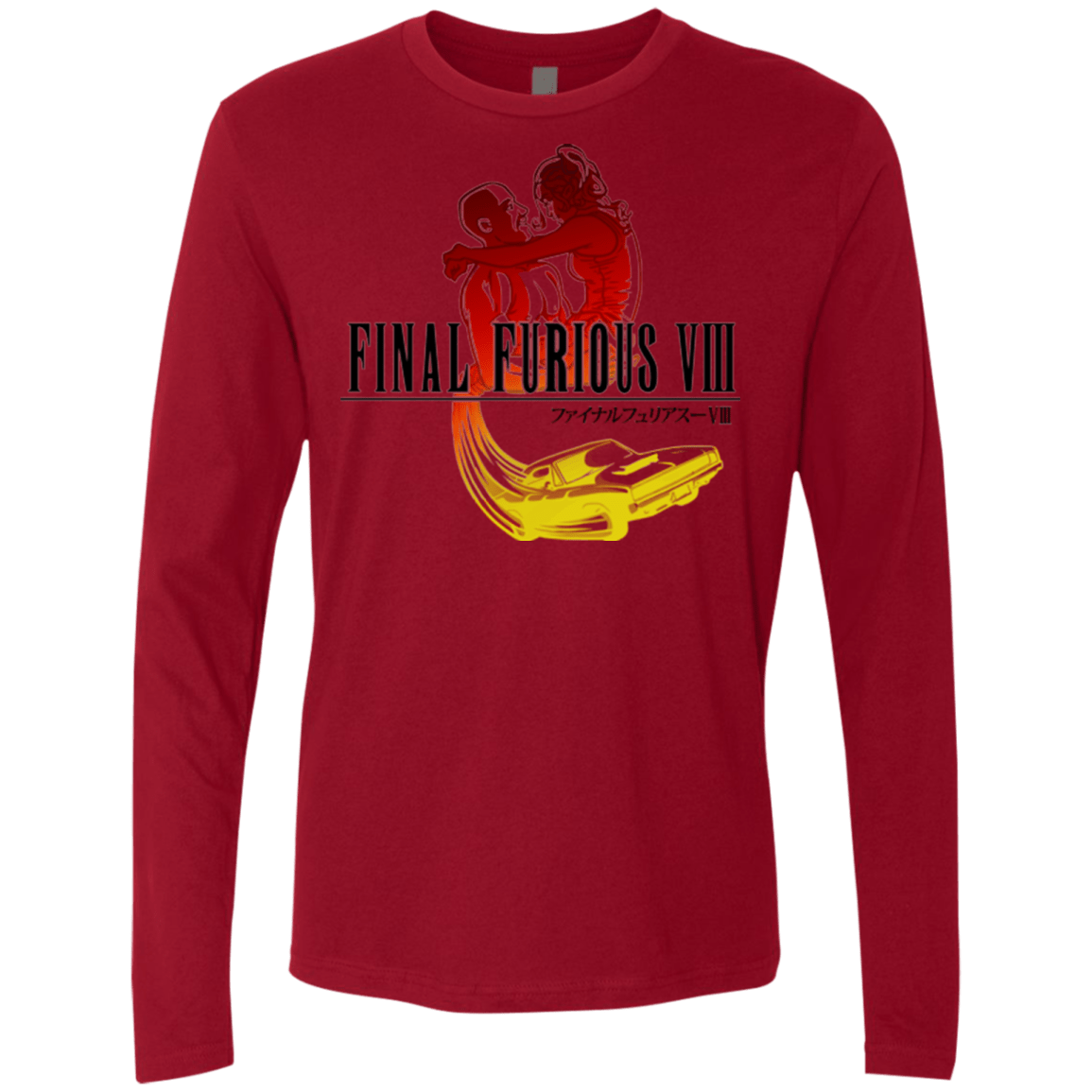 T-Shirts Cardinal / Small Final Furious 8 Men's Premium Long Sleeve