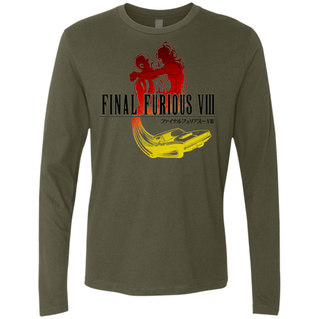 T-Shirts Military Green / Small Final Furious 8 Men's Premium Long Sleeve
