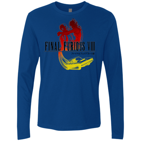 T-Shirts Royal / Small Final Furious 8 Men's Premium Long Sleeve
