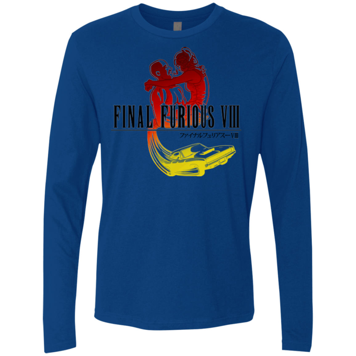 T-Shirts Royal / Small Final Furious 8 Men's Premium Long Sleeve