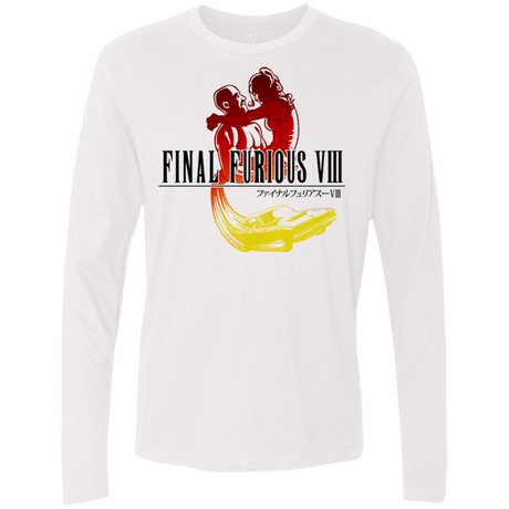 T-Shirts White / Small Final Furious 8 Men's Premium Long Sleeve