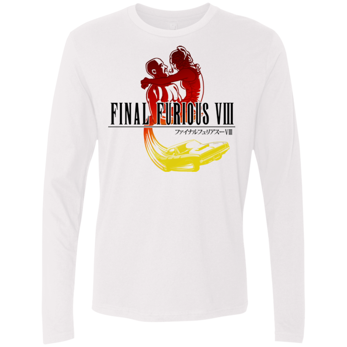 T-Shirts White / Small Final Furious 8 Men's Premium Long Sleeve