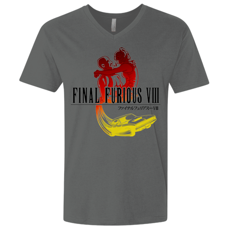T-Shirts Heavy Metal / X-Small Final Furious 8 Men's Premium V-Neck