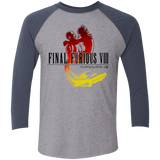 T-Shirts Premium Heather/Vintage Navy / X-Small Final Furious 8 Men's Triblend 3/4 Sleeve