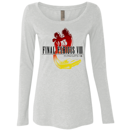 T-Shirts Heather White / Small Final Furious 8 Women's Triblend Long Sleeve Shirt