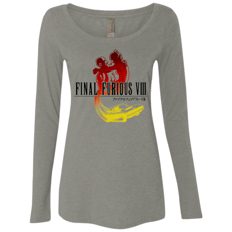 T-Shirts Venetian Grey / Small Final Furious 8 Women's Triblend Long Sleeve Shirt
