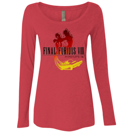 T-Shirts Vintage Red / Small Final Furious 8 Women's Triblend Long Sleeve Shirt