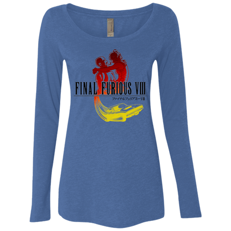 T-Shirts Vintage Royal / Small Final Furious 8 Women's Triblend Long Sleeve Shirt