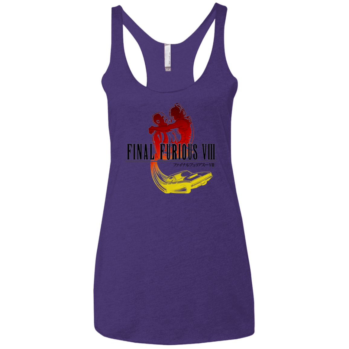 T-Shirts Purple Rush / X-Small Final Furious 8 Women's Triblend Racerback Tank