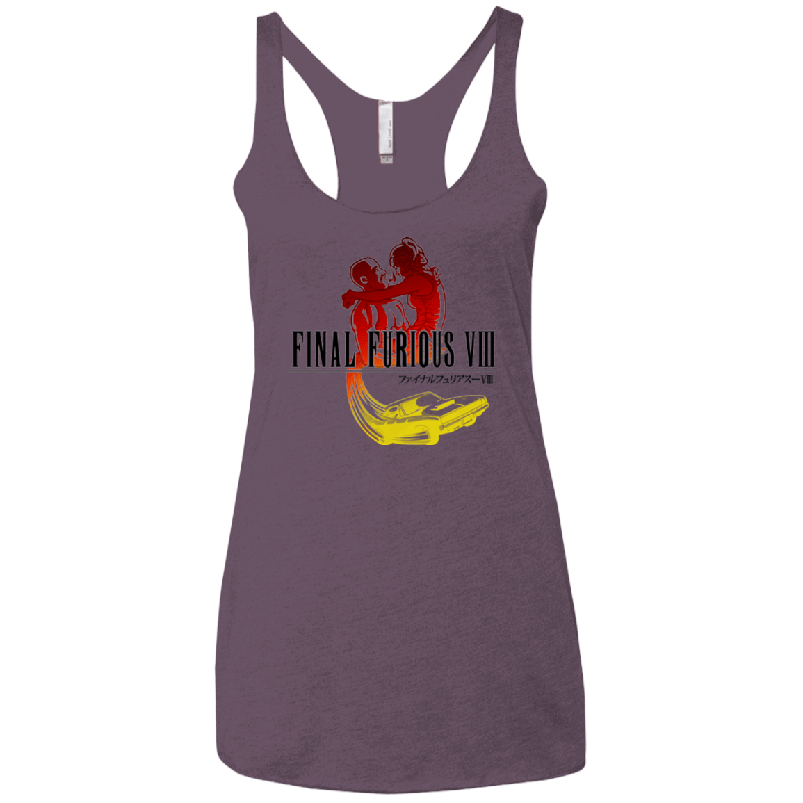 T-Shirts Vintage Purple / X-Small Final Furious 8 Women's Triblend Racerback Tank