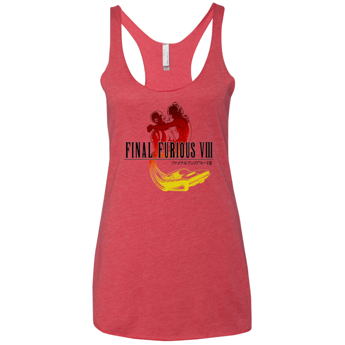 T-Shirts Vintage Red / X-Small Final Furious 8 Women's Triblend Racerback Tank