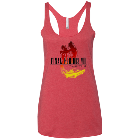 T-Shirts Vintage Red / X-Small Final Furious 8 Women's Triblend Racerback Tank