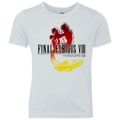T-Shirts Heather White / YXS Final Furious 8 Youth Triblend T-Shirt