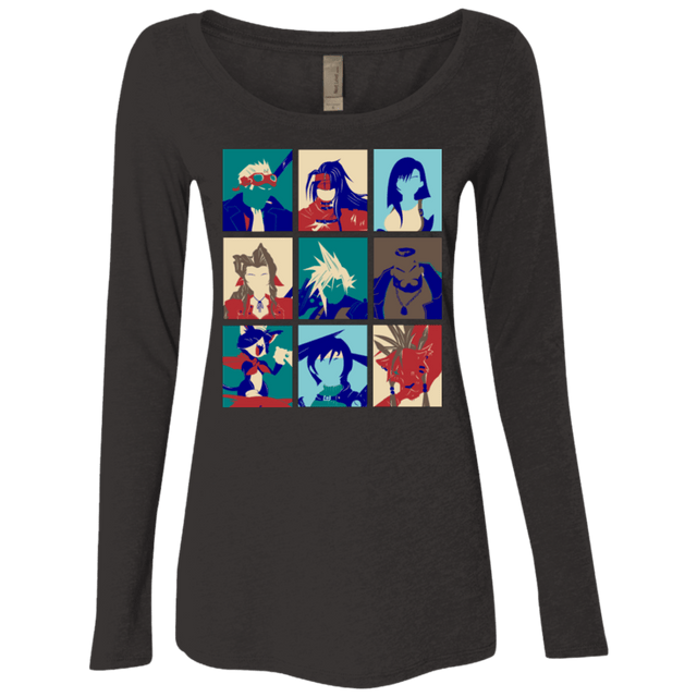 T-Shirts Vintage Black / Small Final Pop Women's Triblend Long Sleeve Shirt