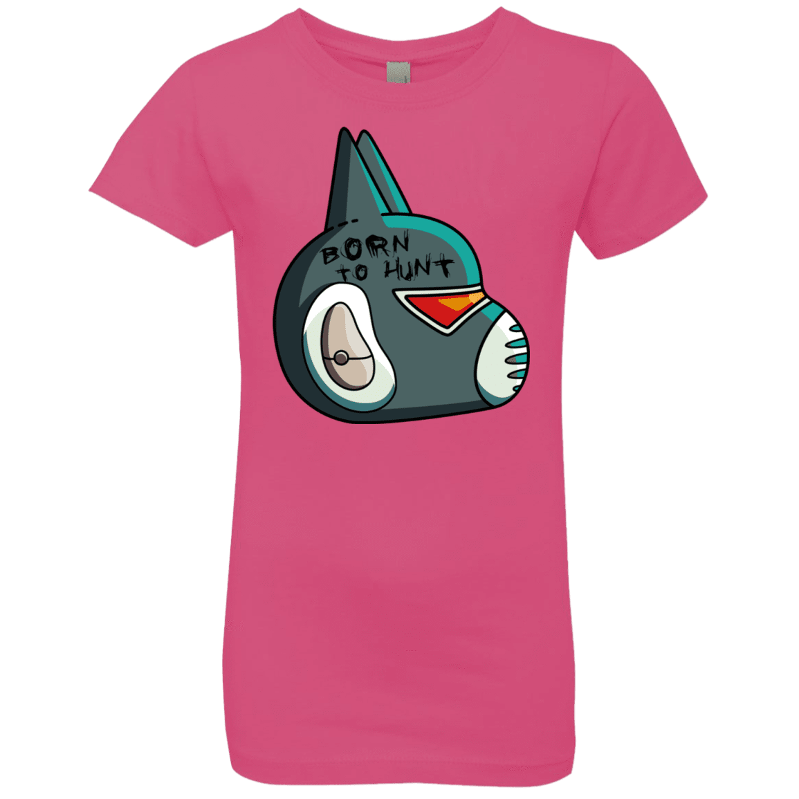 T-Shirts Hot Pink / YXS Final Space Avocato Born To Hunt Girls Premium T-Shirt