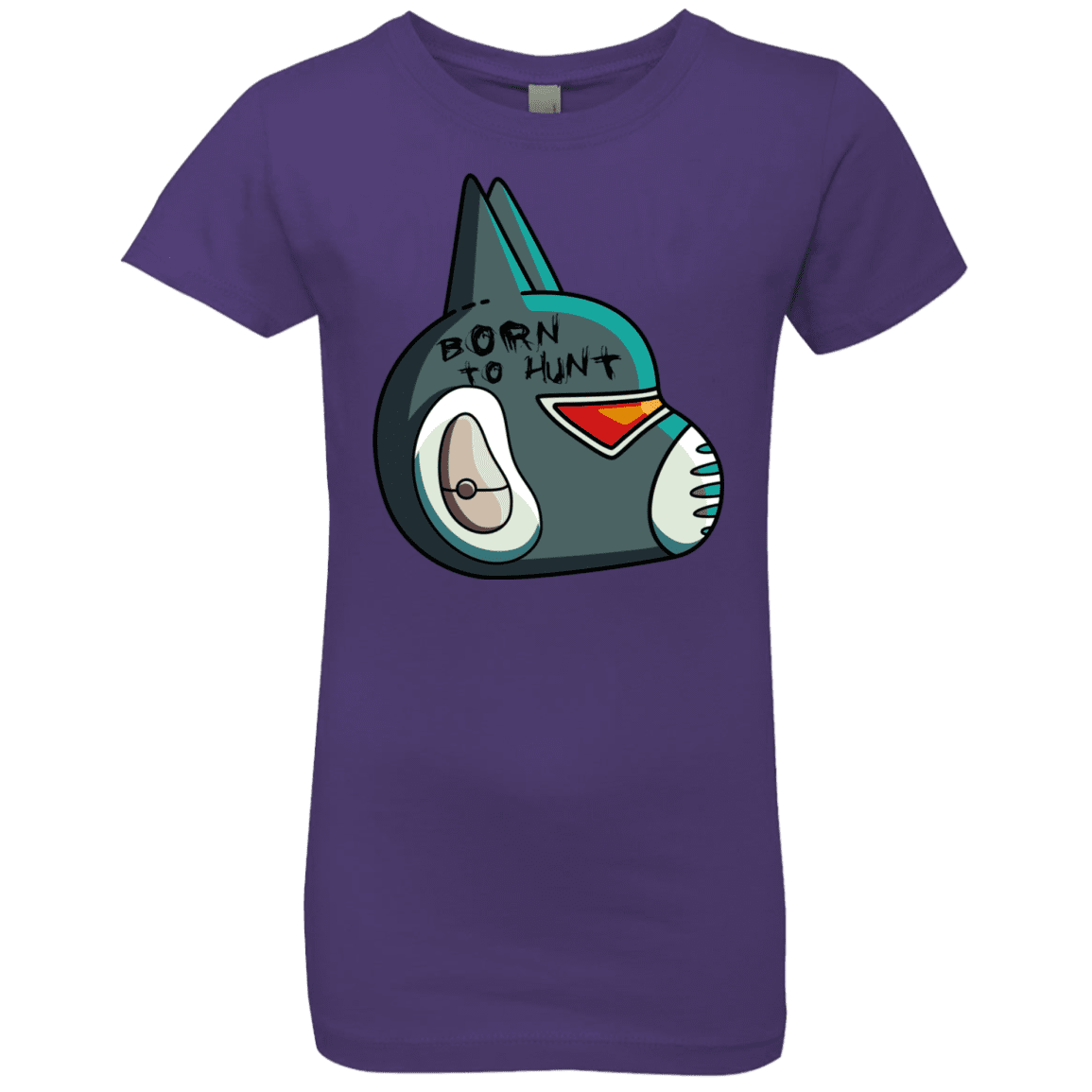 T-Shirts Purple Rush / YXS Final Space Avocato Born To Hunt Girls Premium T-Shirt