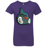 T-Shirts Purple Rush / YXS Final Space Avocato Born To Hunt Girls Premium T-Shirt