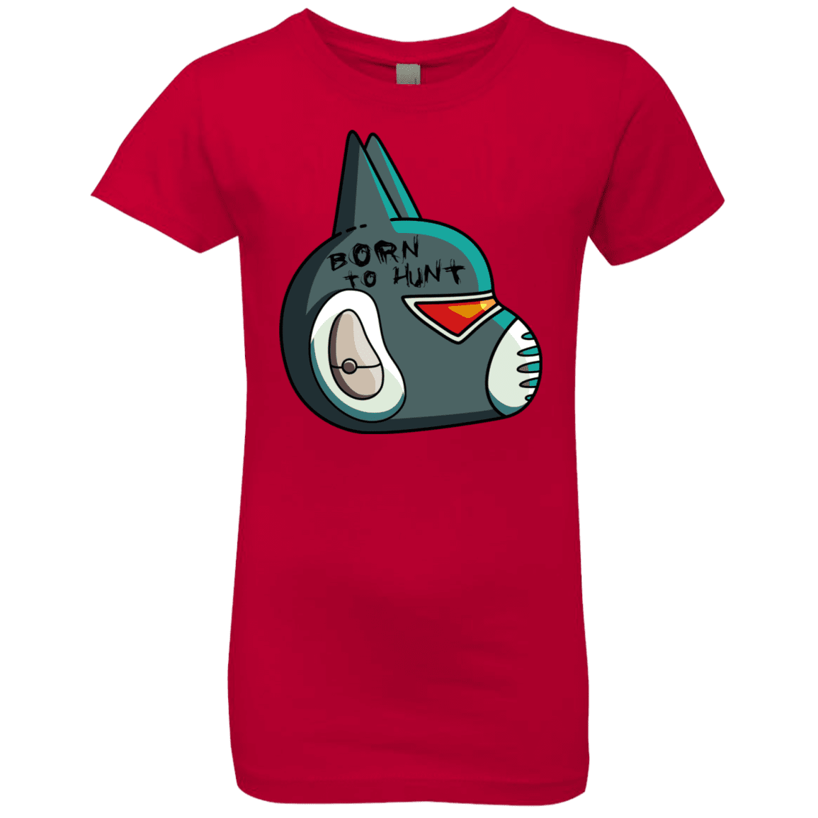 T-Shirts Red / YXS Final Space Avocato Born To Hunt Girls Premium T-Shirt