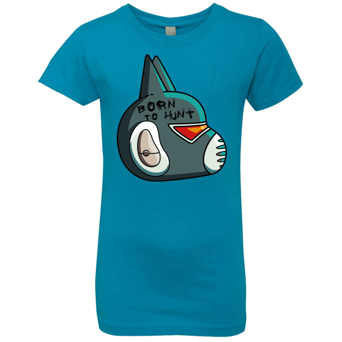 T-Shirts Turquoise / YXS Final Space Avocato Born To Hunt Girls Premium T-Shirt