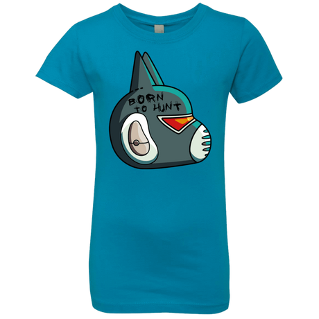 T-Shirts Turquoise / YXS Final Space Avocato Born To Hunt Girls Premium T-Shirt