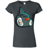 T-Shirts Charcoal / S Final Space Avocato Born To Hunt Junior Slimmer-Fit T-Shirt