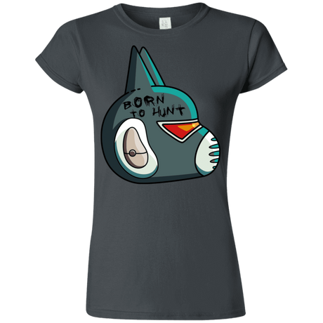 T-Shirts Charcoal / S Final Space Avocato Born To Hunt Junior Slimmer-Fit T-Shirt