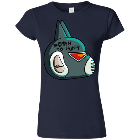 T-Shirts Navy / S Final Space Avocato Born To Hunt Junior Slimmer-Fit T-Shirt