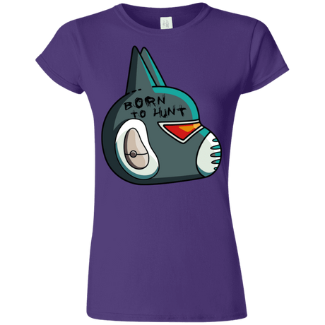 T-Shirts Purple / S Final Space Avocato Born To Hunt Junior Slimmer-Fit T-Shirt