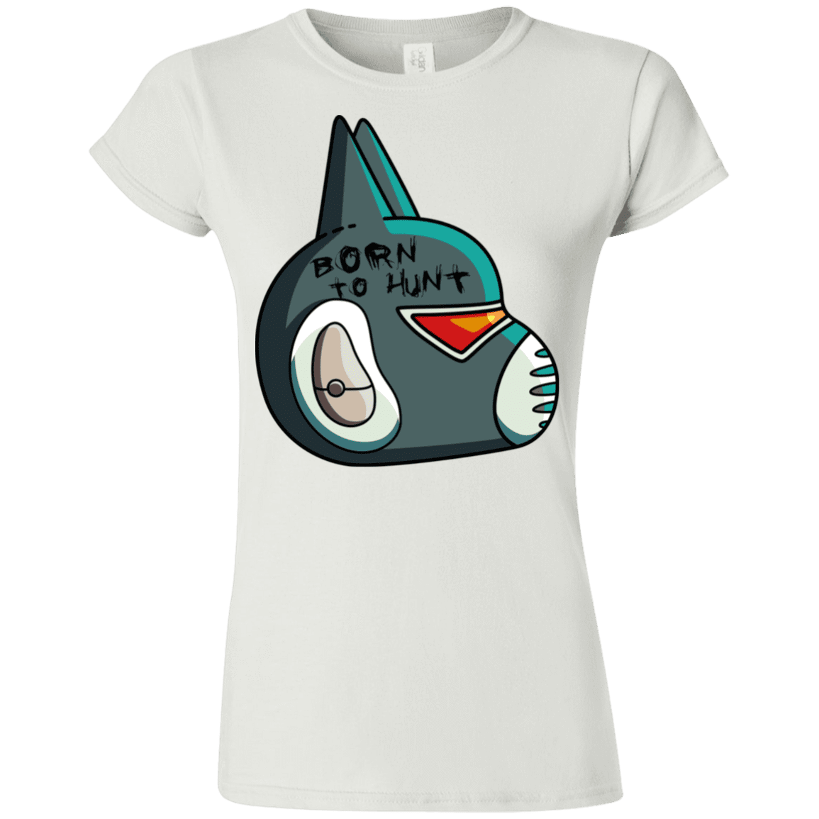 T-Shirts White / S Final Space Avocato Born To Hunt Junior Slimmer-Fit T-Shirt