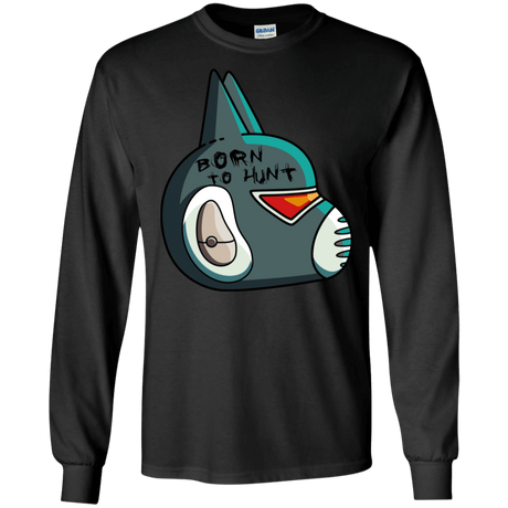 T-Shirts Black / S Final Space Avocato Born To Hunt Men's Long Sleeve T-Shirt