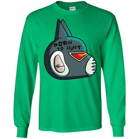 T-Shirts Irish Green / S Final Space Avocato Born To Hunt Men's Long Sleeve T-Shirt