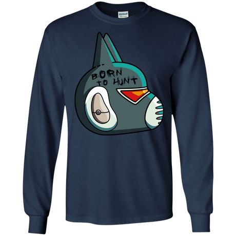 T-Shirts Navy / S Final Space Avocato Born To Hunt Men's Long Sleeve T-Shirt