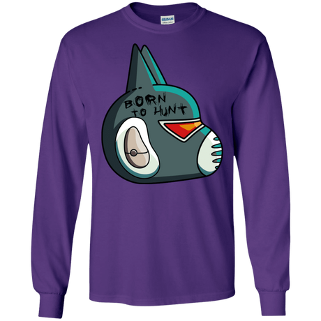 T-Shirts Purple / S Final Space Avocato Born To Hunt Men's Long Sleeve T-Shirt