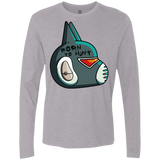T-Shirts Heather Grey / S Final Space Avocato Born To Hunt Men's Premium Long Sleeve