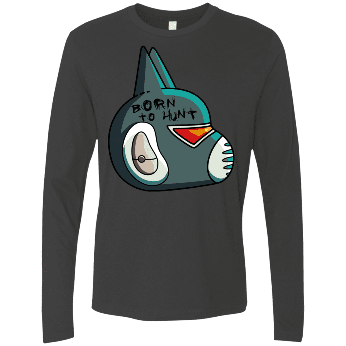 T-Shirts Heavy Metal / S Final Space Avocato Born To Hunt Men's Premium Long Sleeve