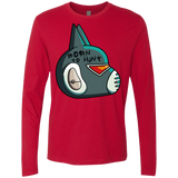 T-Shirts Red / S Final Space Avocato Born To Hunt Men's Premium Long Sleeve