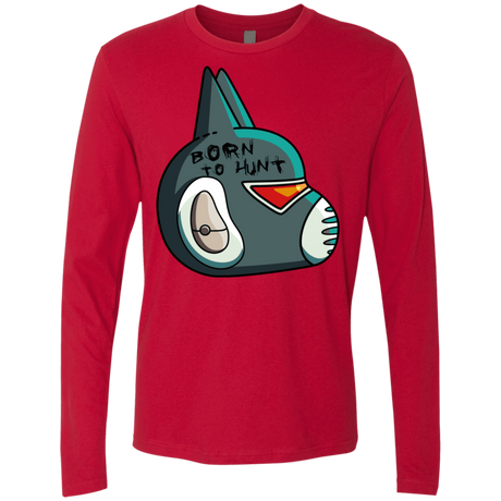 T-Shirts Red / S Final Space Avocato Born To Hunt Men's Premium Long Sleeve