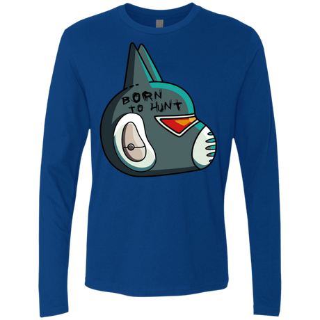 T-Shirts Royal / S Final Space Avocato Born To Hunt Men's Premium Long Sleeve