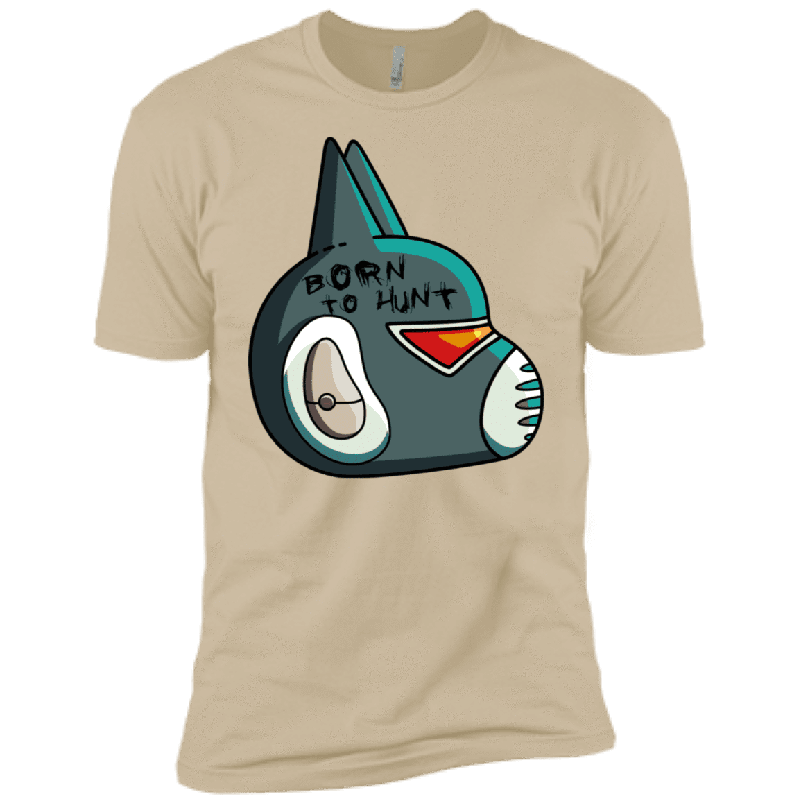 T-Shirts Sand / X-Small Final Space Avocato Born To Hunt Men's Premium T-Shirt