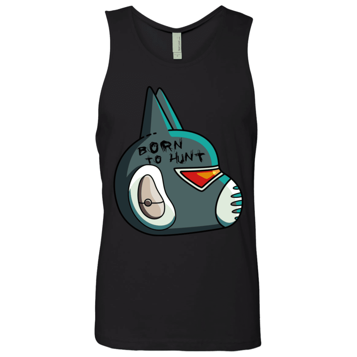 T-Shirts Black / S Final Space Avocato Born To Hunt Men's Premium Tank Top