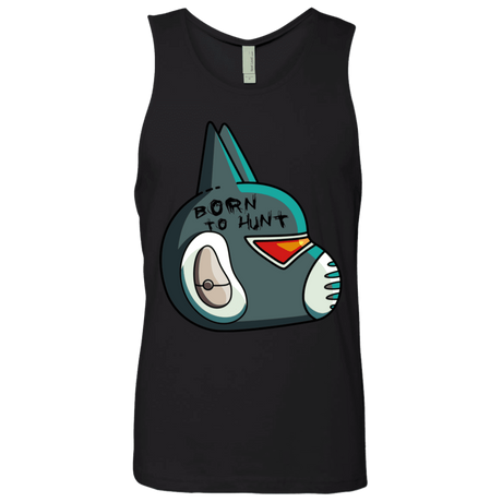 T-Shirts Black / S Final Space Avocato Born To Hunt Men's Premium Tank Top