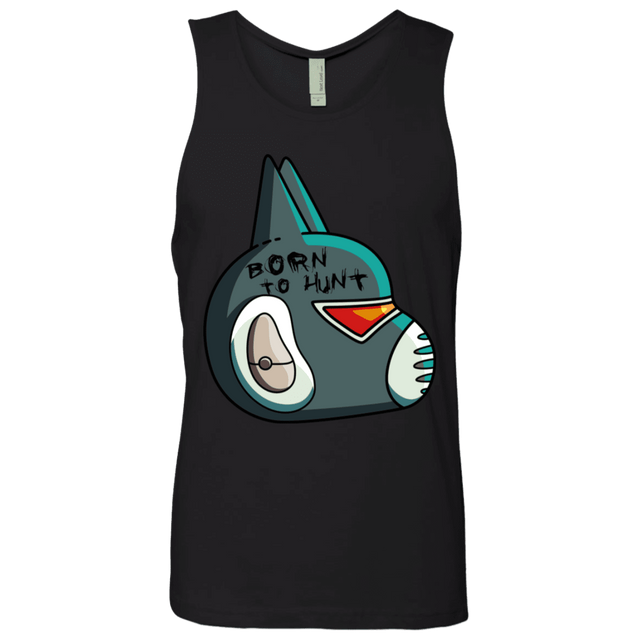 T-Shirts Black / S Final Space Avocato Born To Hunt Men's Premium Tank Top