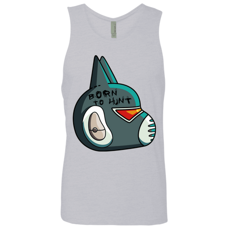 T-Shirts Heather Grey / S Final Space Avocato Born To Hunt Men's Premium Tank Top