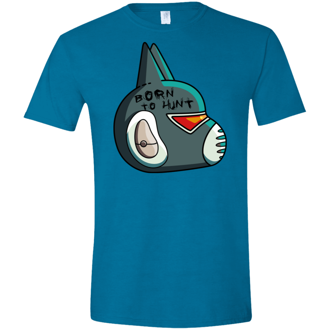 T-Shirts Antique Sapphire / S Final Space Avocato Born To Hunt Men's Semi-Fitted Softstyle