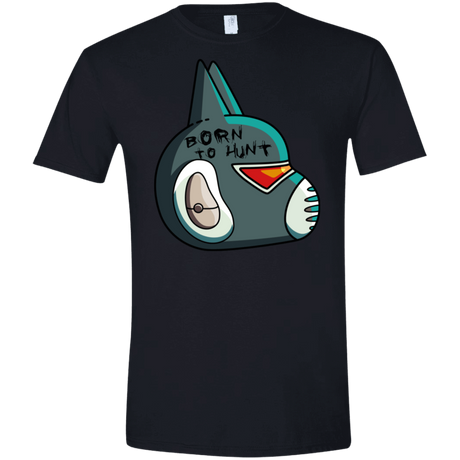 T-Shirts Black / X-Small Final Space Avocato Born To Hunt Men's Semi-Fitted Softstyle