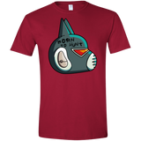 T-Shirts Cardinal Red / S Final Space Avocato Born To Hunt Men's Semi-Fitted Softstyle