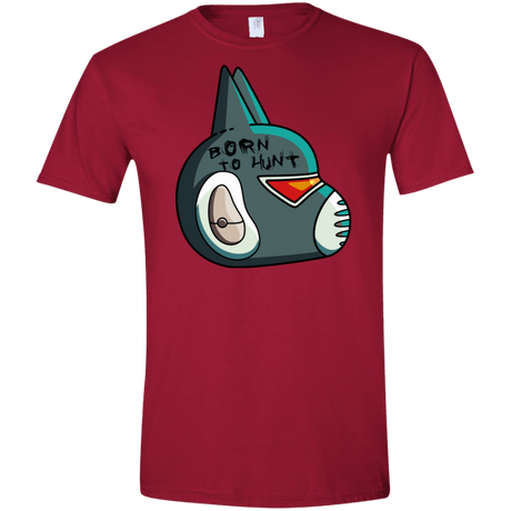T-Shirts Cardinal Red / S Final Space Avocato Born To Hunt Men's Semi-Fitted Softstyle