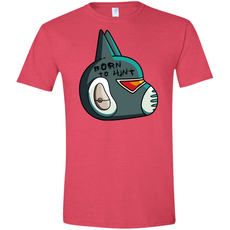 T-Shirts Heather Red / S Final Space Avocato Born To Hunt Men's Semi-Fitted Softstyle