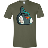 T-Shirts Military Green / S Final Space Avocato Born To Hunt Men's Semi-Fitted Softstyle